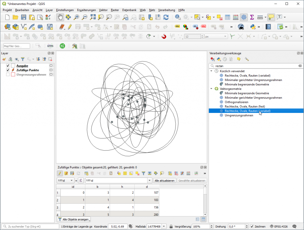 Qgis Tipp L Nge Und Breite Eines Polygons Geoobserver