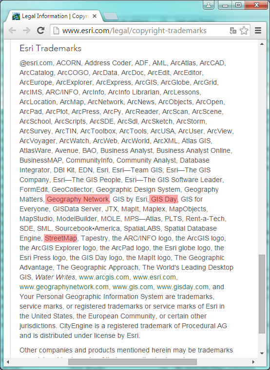 ESRI-Trademarks_Screenshoot_1