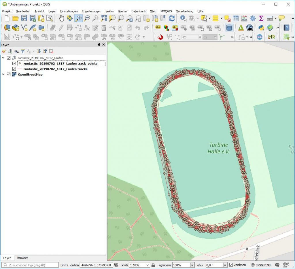 Examples Geo Rendering Kurioses Rendering auf Runtastic | #geoObserver