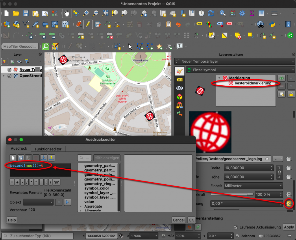 QGIS-Tipp: Animierte Symbole | #geoObserver