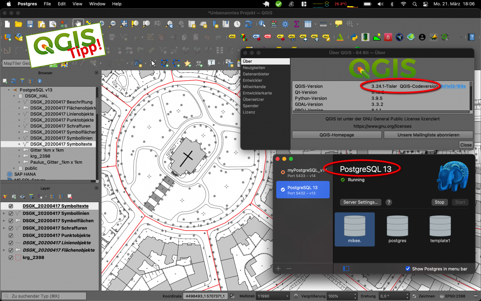 QGISTipp Downloads für v3.24.1 und 3.22.5. (LTR) sind Online 