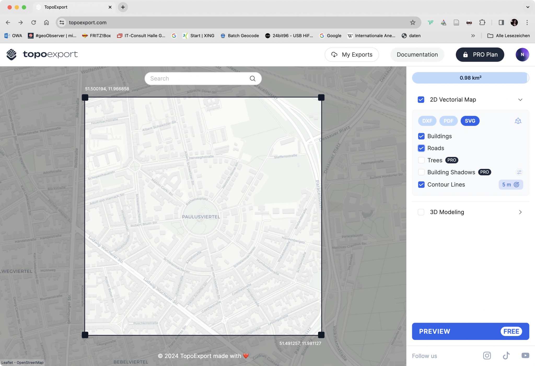 topoexport: Geodaten ohne GIS? | #geoObserver
