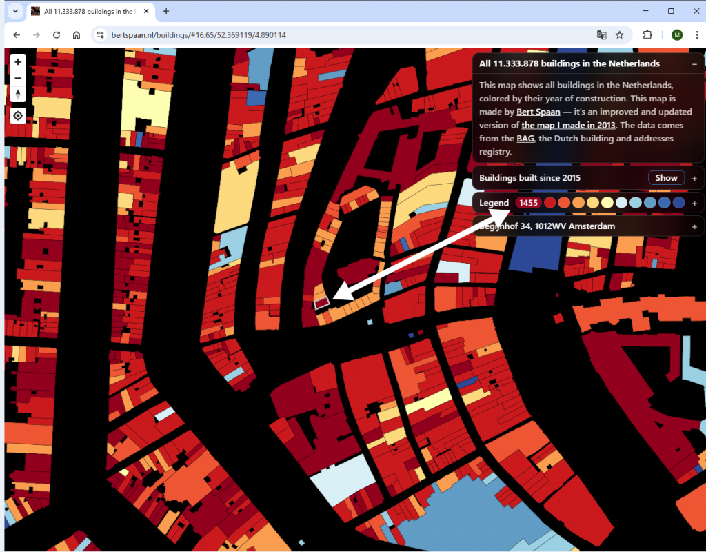 #geoObserver - Update: Alle 11.333.878 Gebäude in NL inkl. Baujahr